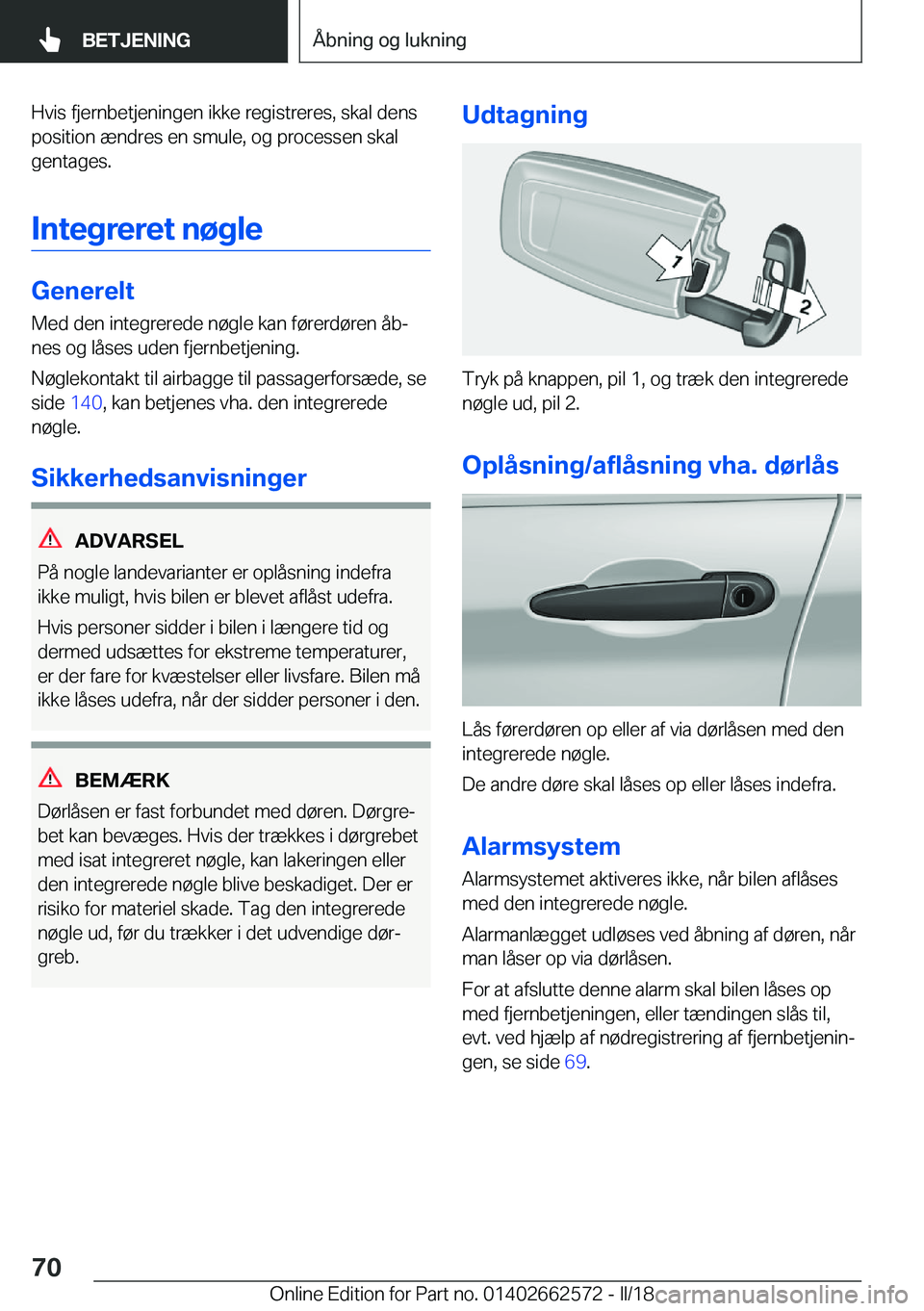 BMW M2 2018  InstruktionsbØger (in Danish) �H�v�i�s� �f�j�e�r�n�b�e�t�j�e�n�i�n�g�e�n� �i�k�k�e� �r�e�g�i�s�t�r�e�r�e�s�,� �s�k�a�l� �d�e�n�s�p�o�s�i�t�i�o�n� �æ�n�d�r�e�s� �e�n� �s�m�u�l�e�,� �o�g� �p�r�o�c�e�s�s�e�n� �s�k�a�l
�g�e�n�t�a�g�e