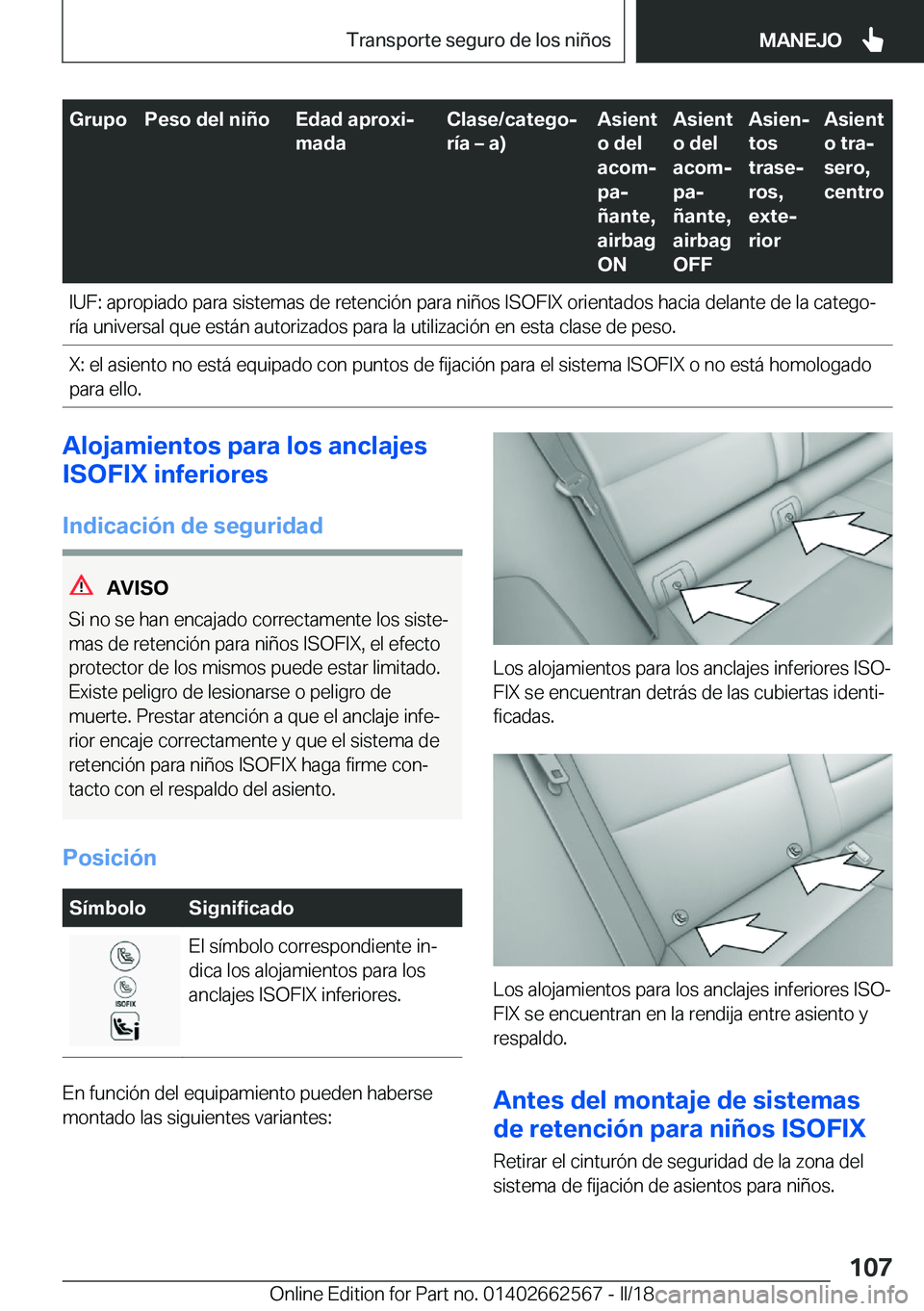 BMW M2 2018  Manuales de Empleo (in Spanish) �G�r�u�p�o�P�e�s�o��d�e�l��n�i�