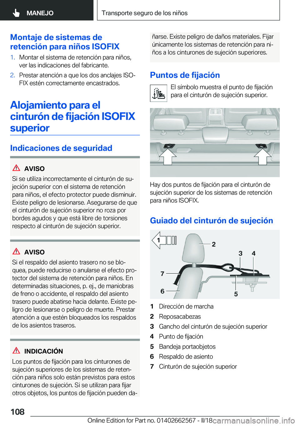 BMW M2 2018  Manuales de Empleo (in Spanish) �M�o�n�t�a�j�e��d�e��s�i�s�t�e�m�a�s��d�e
�r�e�t�e�n�c�i�