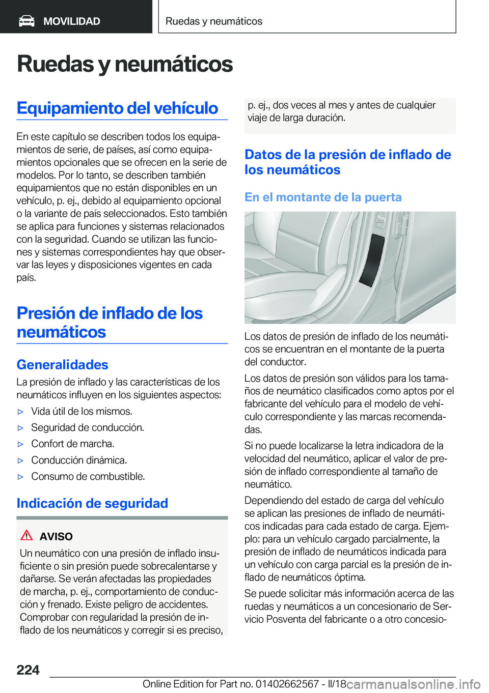 BMW M2 2018  Manuales de Empleo (in Spanish) �R�u�e�d�a�s��y��n�e�u�m�