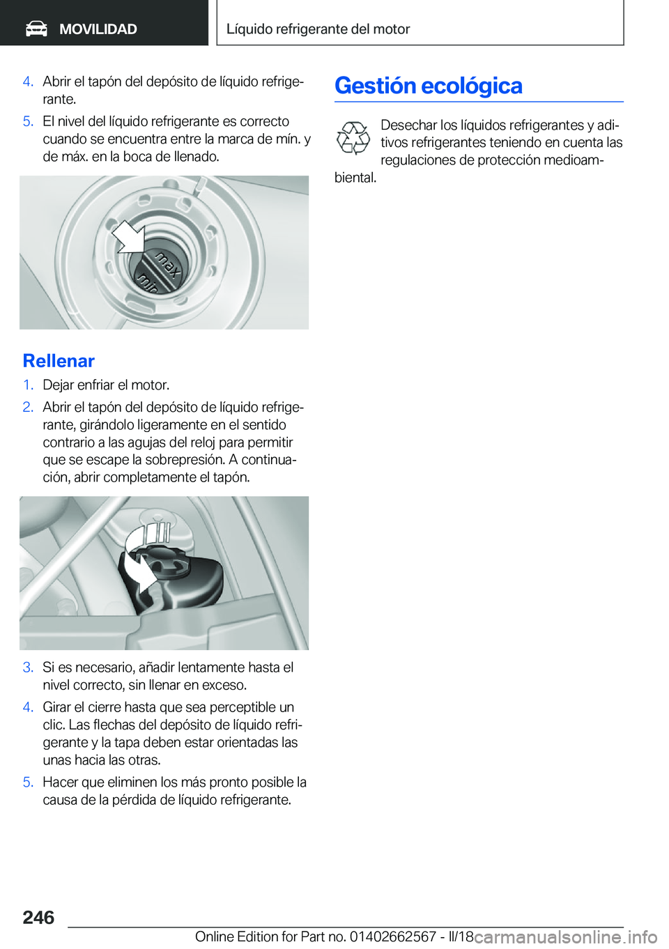 BMW M2 2018  Manuales de Empleo (in Spanish) �4�.�A�b�r�i�r� �e�l� �t�a�p�