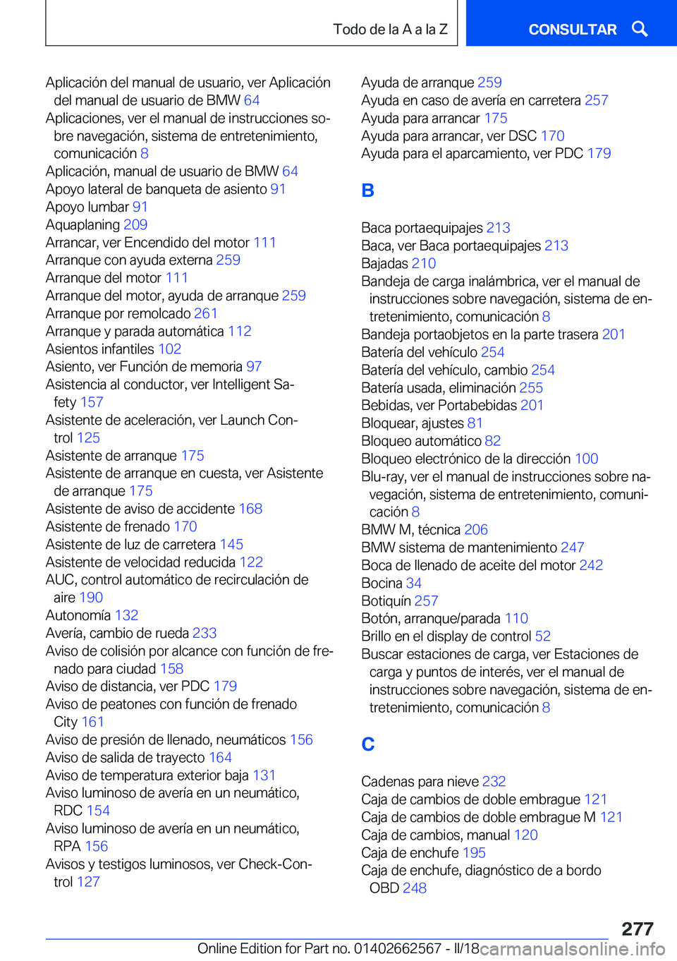 BMW M2 2018  Manuales de Empleo (in Spanish) �A�p�l�i�c�a�c�i�