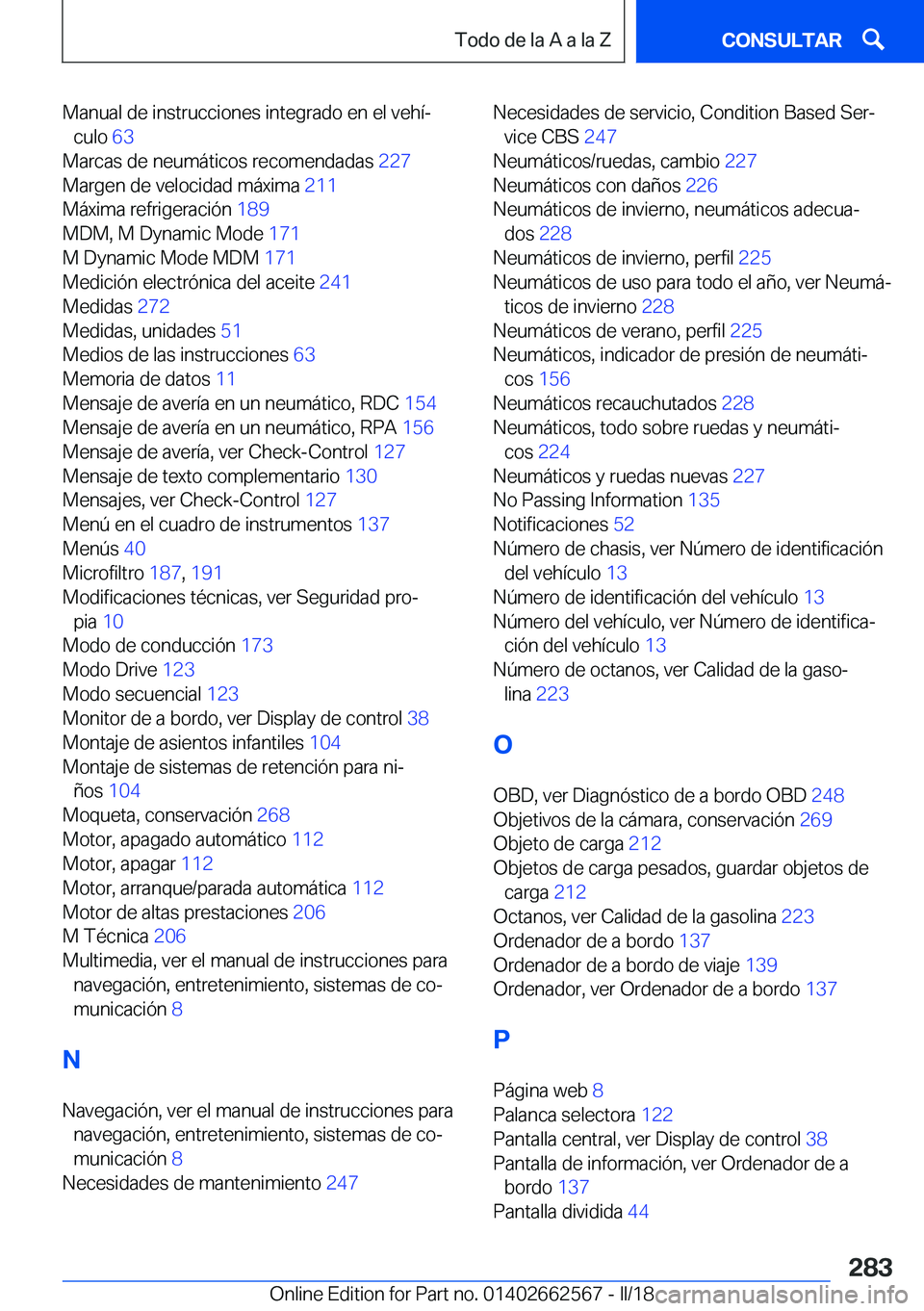 BMW M2 2018  Manuales de Empleo (in Spanish) �M�a�n�u�a�l� �d�e� �i�n�s�t�r�u�c�c�i�o�n�e�s� �i�n�t�e�g�r�a�d�o� �e�n� �e�l� �v�e�h�