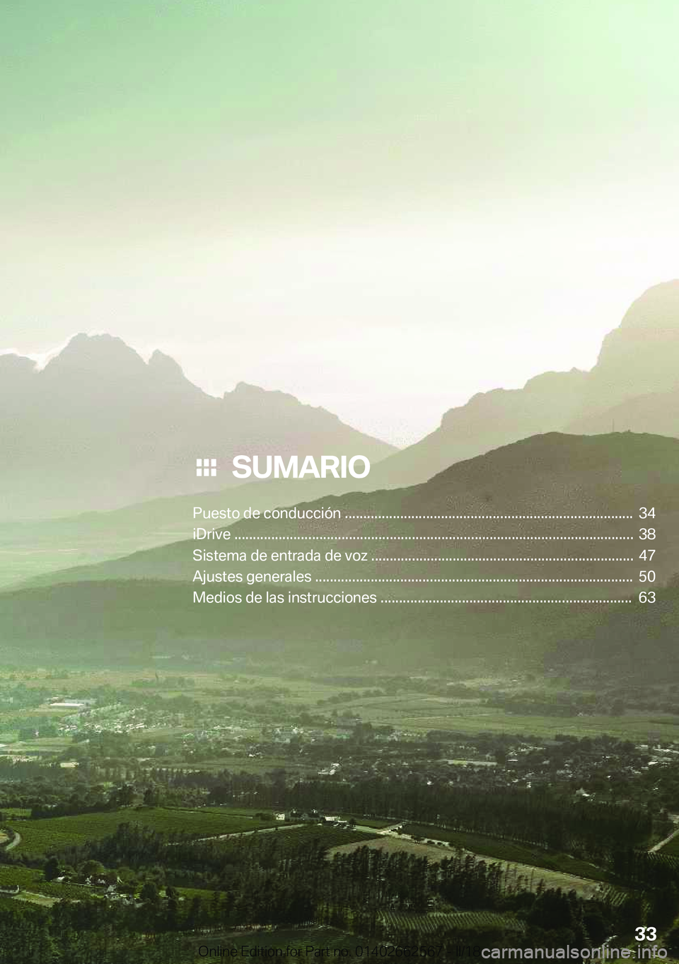 BMW M2 2018  Manuales de Empleo (in Spanish) ���S�U�M�A�R�I�O
�P�u�e�s�t�o��d�e��c�o�n�d�u�c�c�i�