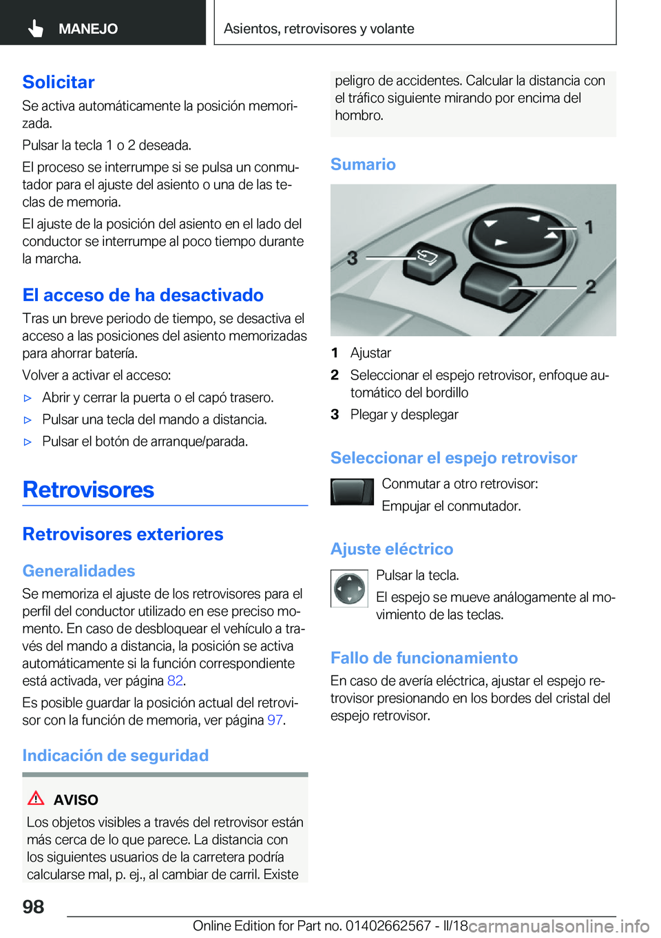 BMW M2 2018  Manuales de Empleo (in Spanish) �S�o�l�i�c�i�t�a�r
�S�e� �a�c�t�i�v�a� �a�u�t�o�m�