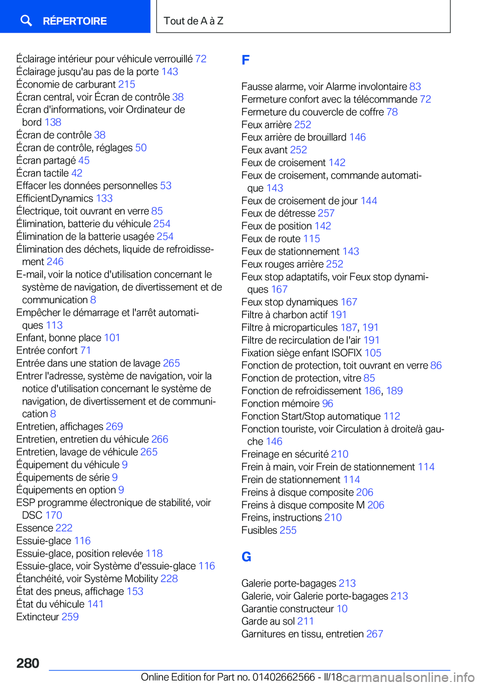 BMW M2 2018  Notices Demploi (in French) �