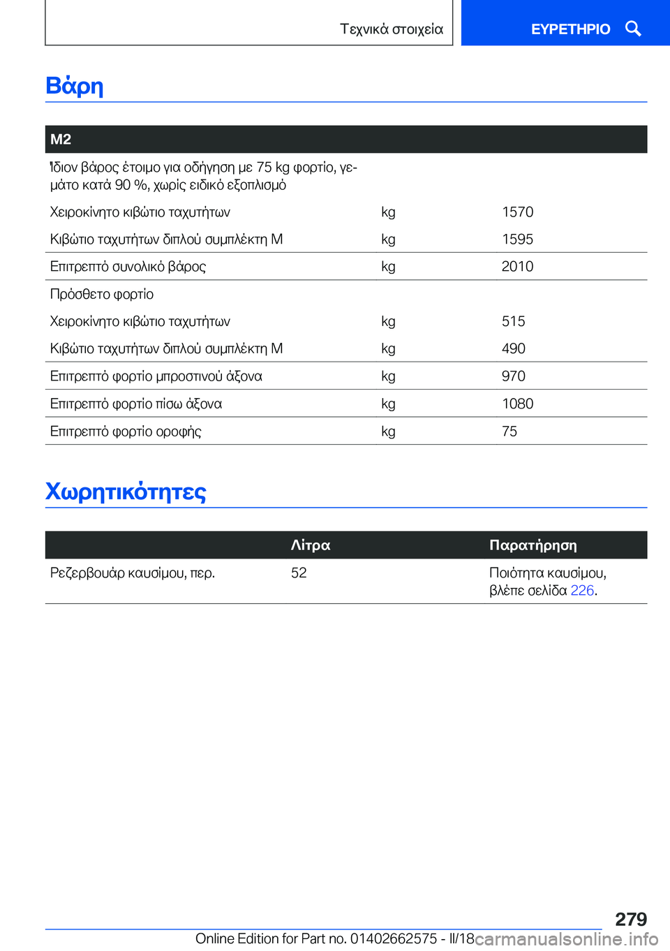 BMW M2 2018  ΟΔΗΓΌΣ ΧΡΉΣΗΣ (in Greek) UndZ
� 
�M�2 O v \ b `�  t n d b e�  o g b \ _ b�  u \ s�  b v p u y f y�  _ w� �7�5� �k�g�  i b d g R b�,�  u wj _ n g b�  ] s g n� �9�0� ��,�  j l d R e�  w \ v \ ] o�  w a b c ^ \ f _ o i w \