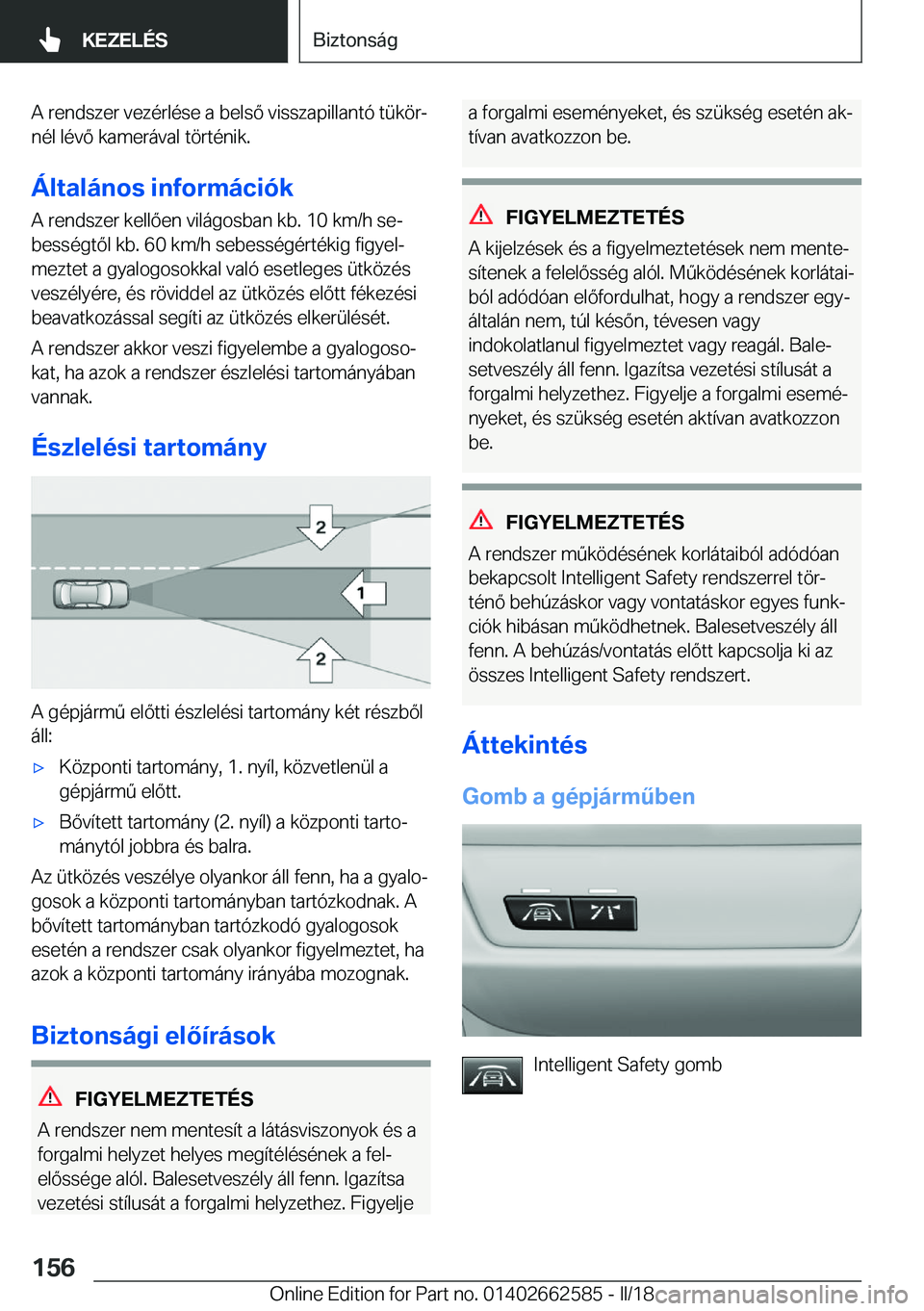 BMW M2 2018  Kezelési útmutató (in Hungarian) �A� �r�e�n�d�s�z�e�r� �v�e�z�