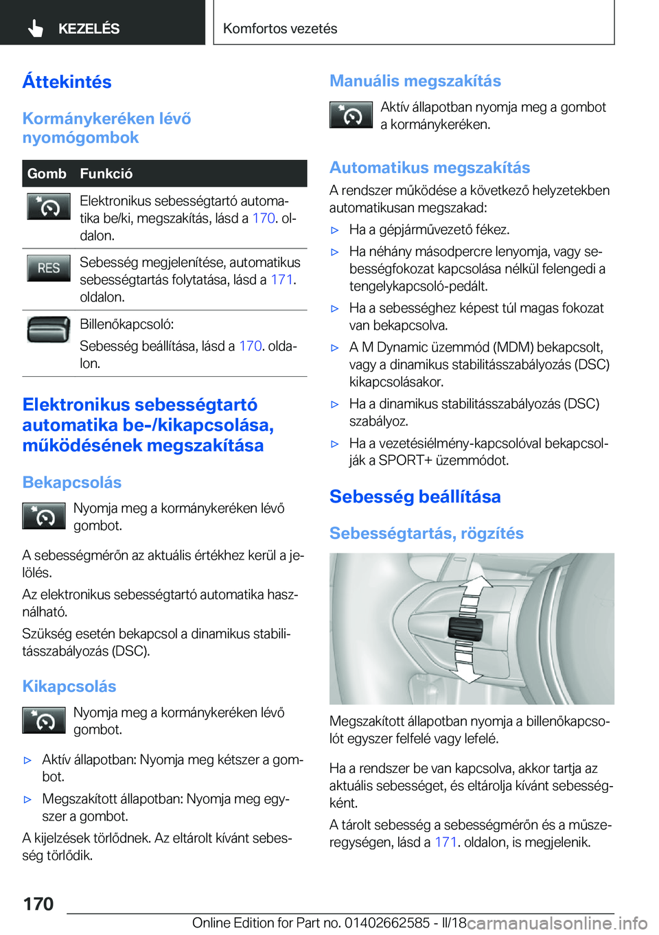 BMW M2 2018  Kezelési útmutató (in Hungarian) �