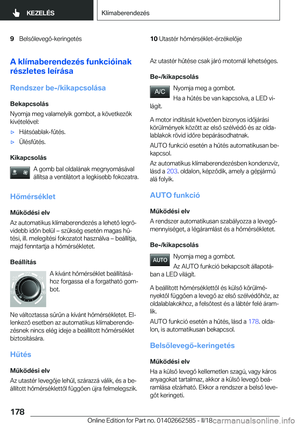 BMW M2 2018  Kezelési útmutató (in Hungarian) �9�B�e�l�s�