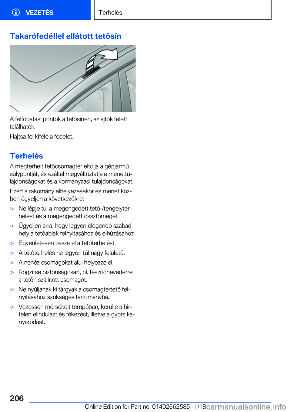 BMW M2 2018  Kezelési útmutató (in Hungarian) �T�a�k�a�r�