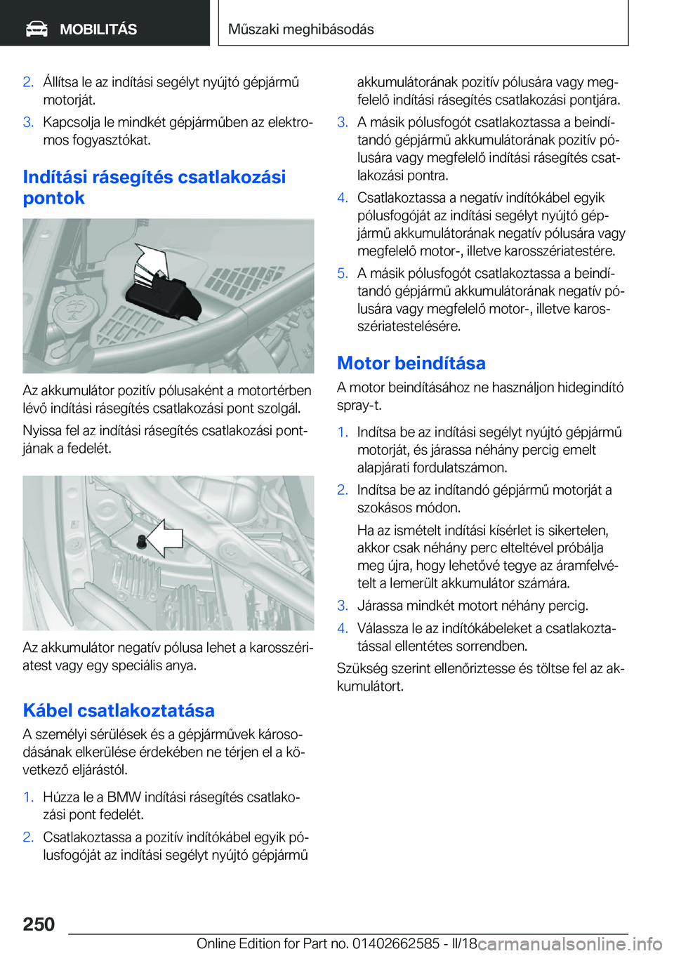 BMW M2 2018  Kezelési útmutató (in Hungarian) �2�.�