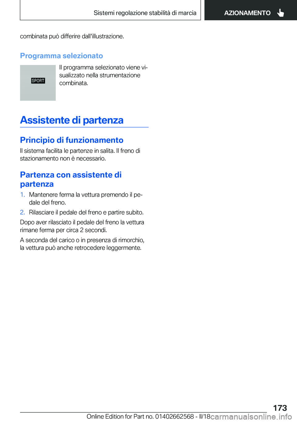 BMW M2 2018  Libretti Di Uso E manutenzione (in Italian) �c�o�m�b�i�n�a�t�a� �p�u�