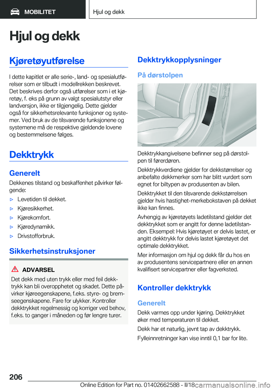 BMW M2 2018  InstruksjonsbØker (in Norwegian) �H�j�u�l��o�g��d�e�k�k�K�j�