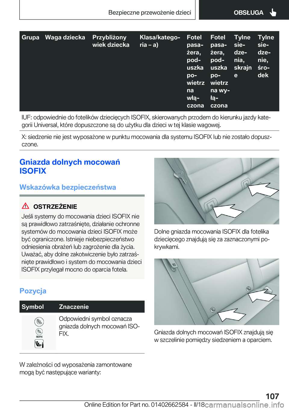 BMW M2 2018  Instrukcja obsługi (in Polish) �G�r�u�p�a�W�a�g�a��d�z�i�e�c�k�a�P�r�z�y�b�l�i9�o�n�y
�w�i�e�k��d�z�i�e�c�k�a�K�l�a�s�a�/�k�a�t�e�g�oj
�r�i�a�m��a�
�F�o�t�e�l
�p�a�s�aj
9�e�r�a�,
�p�o�dj
�u�s�z�k�a
�p�oj
�w�i�e�t�r�z
�n�