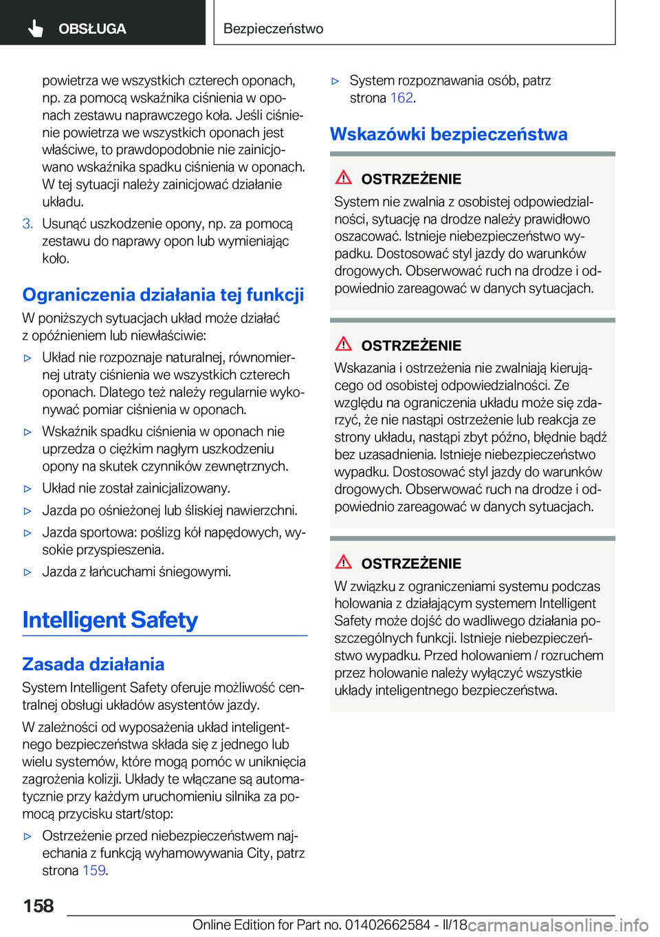 BMW M2 2018  Instrukcja obsługi (in Polish) �p�o�w�i�e�t�r�z�a� �w�e� �w�s�z�y�s�t�k�i�c�h� �c�z�t�e�r�e�c�h� �o�p�o�n�a�c�h�,
�n�p�.� �z�a� �p�o�m�o�c�