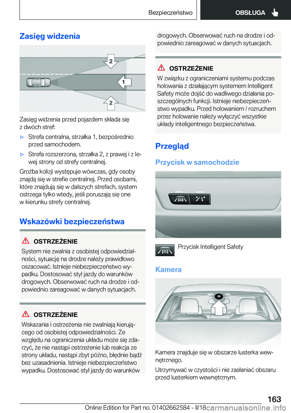 BMW M2 2018  Instrukcja obsługi (in Polish) �Z�a�s�i�
