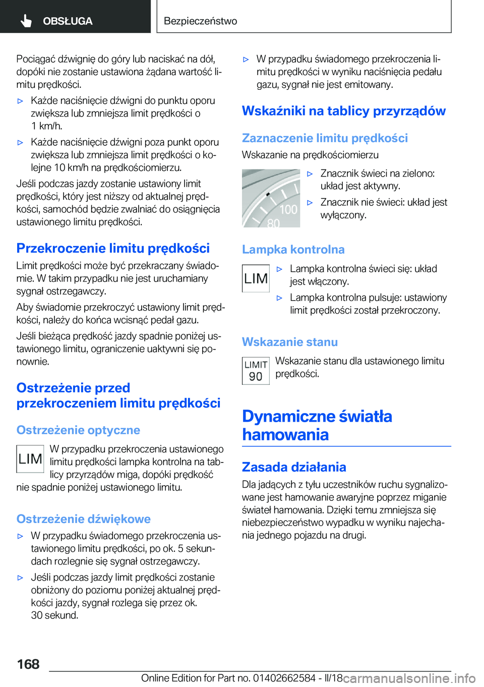 BMW M2 2018  Instrukcja obsługi (in Polish) �P�o�c�i�