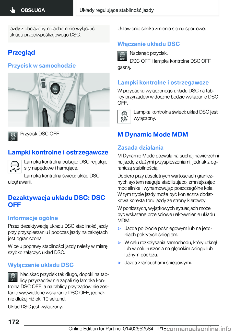 BMW M2 2018  Instrukcja obsługi (in Polish) �j�a�z�d�y� �z� �o�b�c�i�