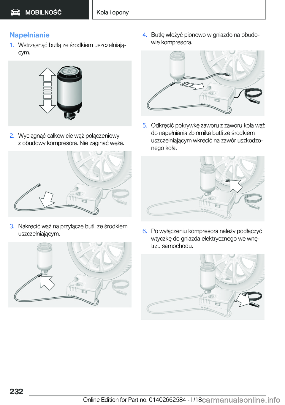 BMW M2 2018  Instrukcja obsługi (in Polish) �N�a�p�e�ł�n�i�a�n�i�e�1�.�W�s�t�r�z�