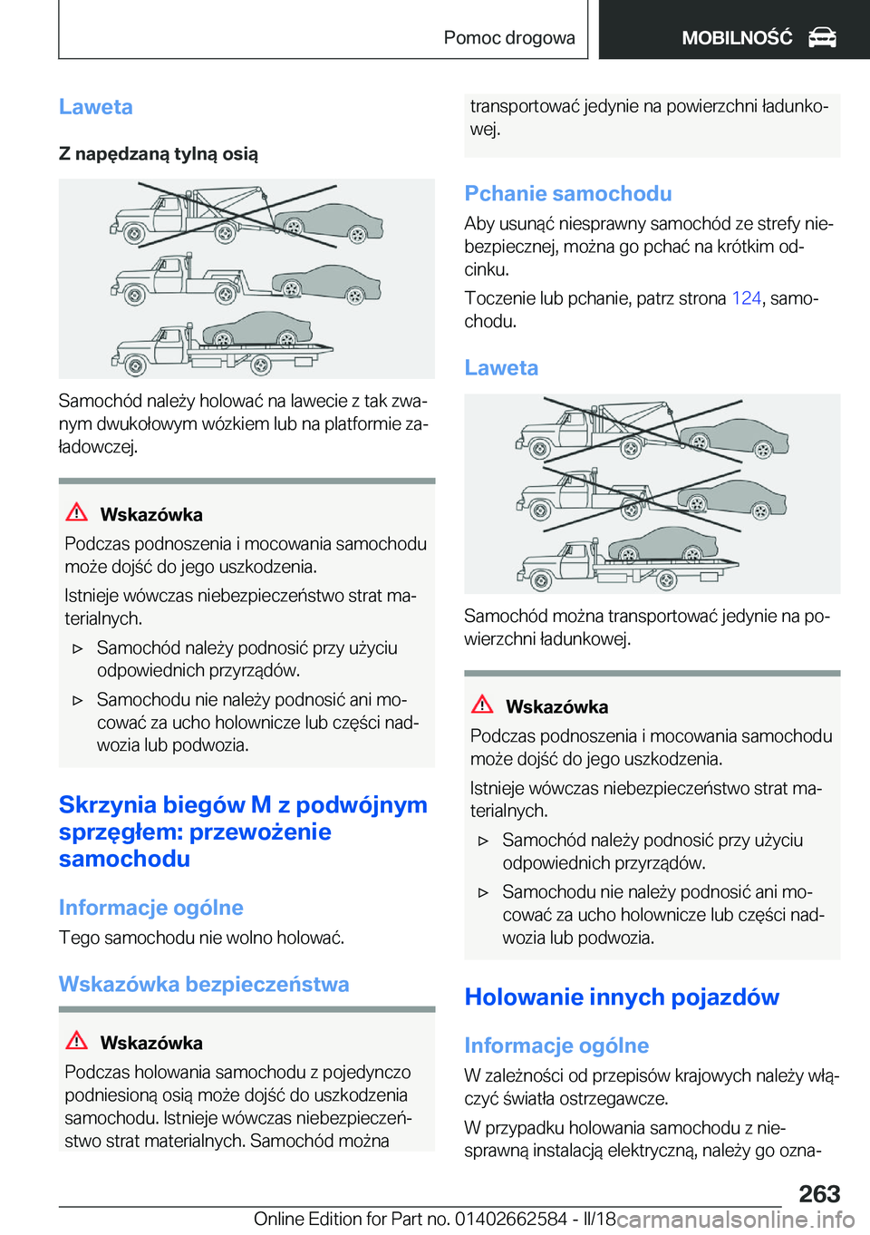 BMW M2 2018  Instrukcja obsługi (in Polish) �L�a�w�e�t�a
�Z��n�a�p�