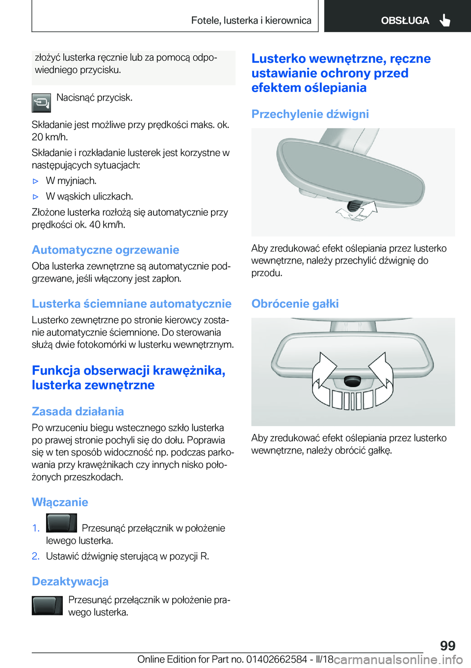 BMW M2 2018  Instrukcja obsługi (in Polish) �z�ł�o 9�y�