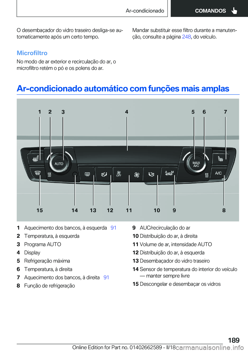 BMW M2 2018  Manual do condutor (in Portuguese) �O� �d�e�s�e�m�b�a�