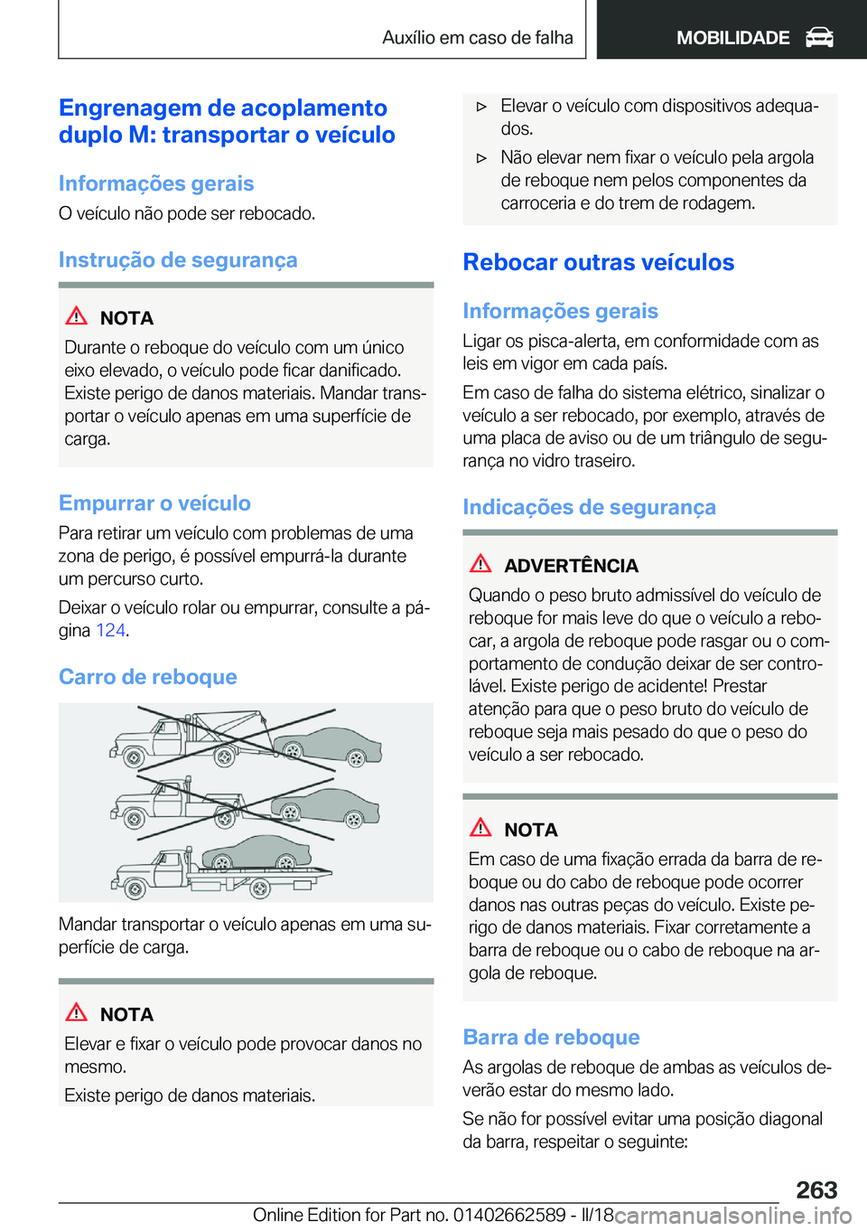 BMW M2 2018  Manual do condutor (in Portuguese) �E�n�g�r�e�n�a�g�e�m��d�e��a�c�o�p�l�a�m�e�n�t�o
�d�u�p�l�o��M�:��t�r�a�n�s�p�o�r�t�a�r��o��v�e�