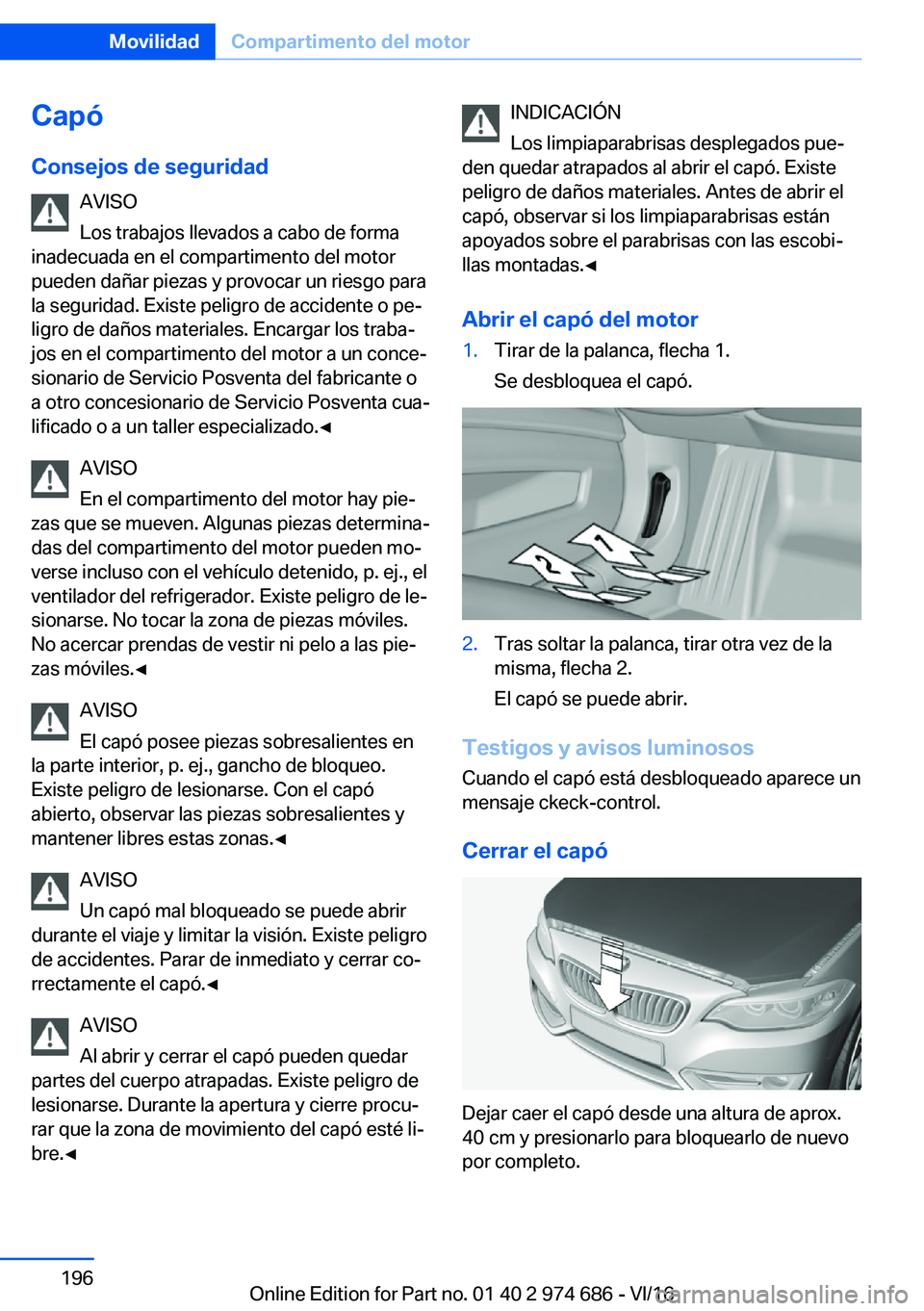 BMW M2 2017  Manuales de Empleo (in Spanish) �C�a�p�
