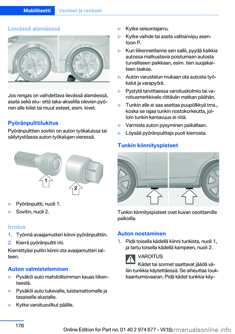 BMW M2 2017  Omistajan Käsikirja (in Finnish) �L�i�e�v�