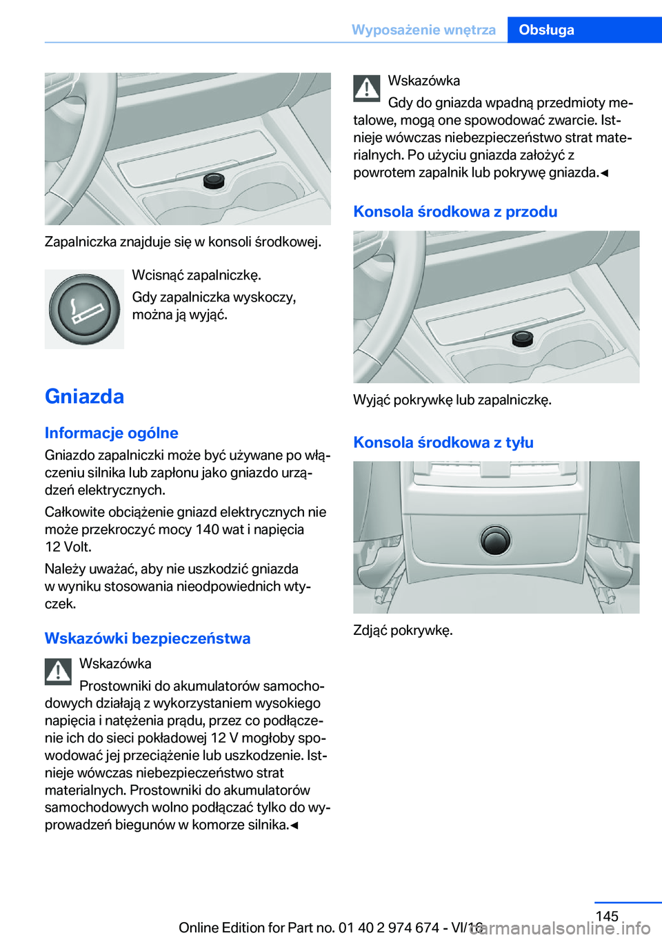BMW M2 2017  Instrukcja obsługi (in Polish) �Z�a�p�a�l�n�i�c�z�k�a� �z�n�a�j�d�u�j�e� �s�i�