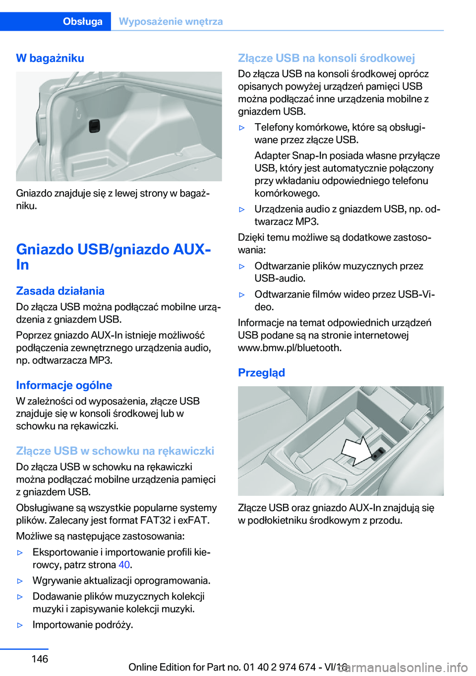 BMW M2 2017  Instrukcja obsługi (in Polish) �W��b�a�g�a9�n�i�k�u
�G�n�i�a�z�d�o� �z�n�a�j�d�u�j�e� �s�i�