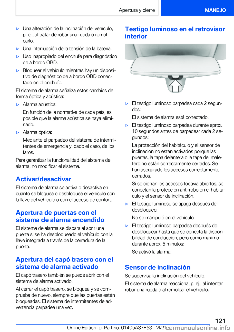 BMW M3 2022  Manuales de Empleo (in Spanish) x�U�n�a��a�l�t�e�r�a�c�i�