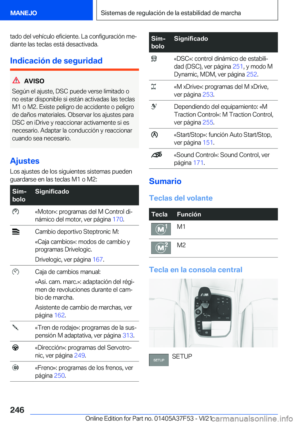 BMW M3 2022  Manuales de Empleo (in Spanish) �t�a�d�o��d�e�l��v�e�h�