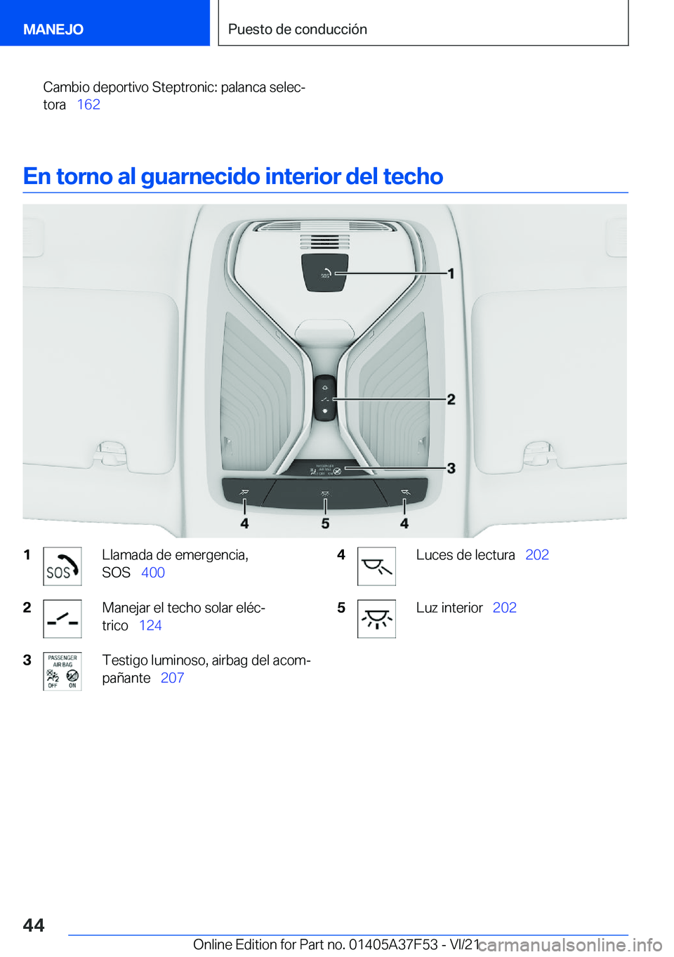 BMW M3 2022  Manuales de Empleo (in Spanish) �C�a�m�b�i�o��d�e�p�o�r�t�i�v�o��S�t�e�p�t�r�o�n�i�c�:��p�a�l�a�n�c�a��s�e�l�e�cª�t�o�r�a\_ �1�6�2
�E�n��t�o�r�n�o��a�l��g�u�a�r�n�e�c�i�d�o��i�n�t�e�r�i�o�r��d�e�l��t�e�c�h�o
�1�L�l�a�m