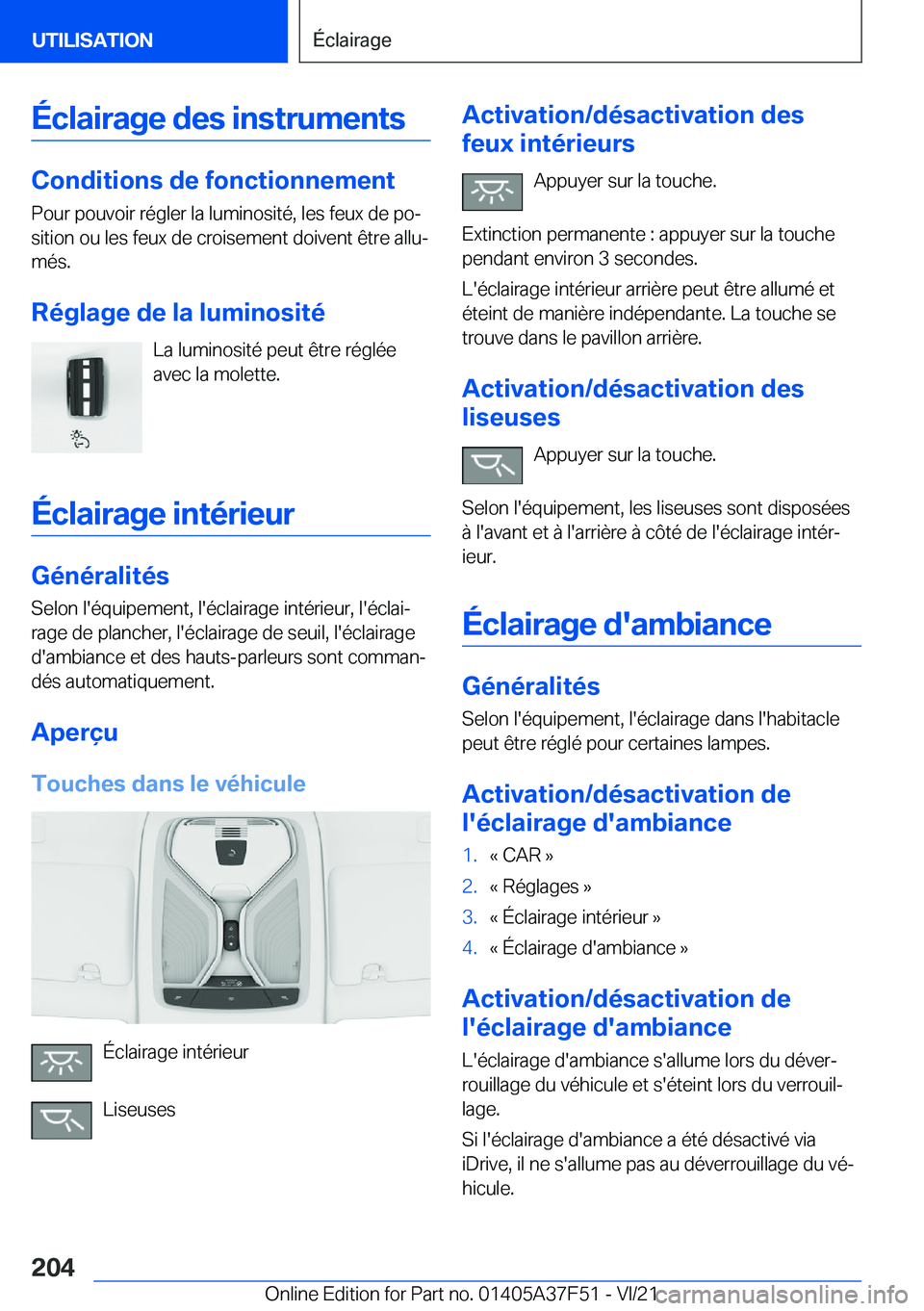 BMW M3 2022  Notices Demploi (in French) �