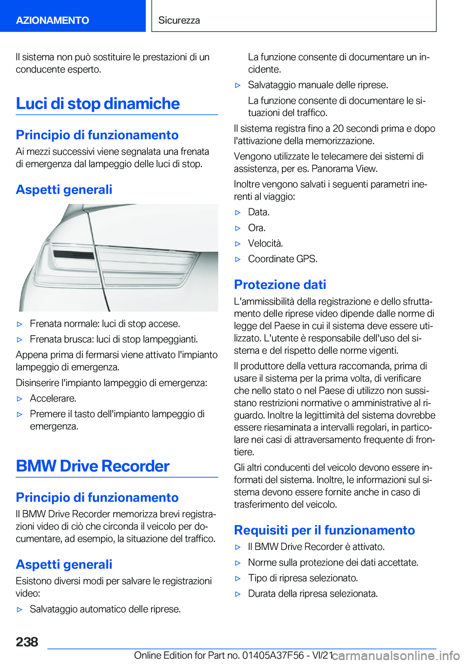 BMW M3 2022  Libretti Di Uso E manutenzione (in Italian) �I�l��s�i�s�t�e�m�a��n�o�n��p�u�