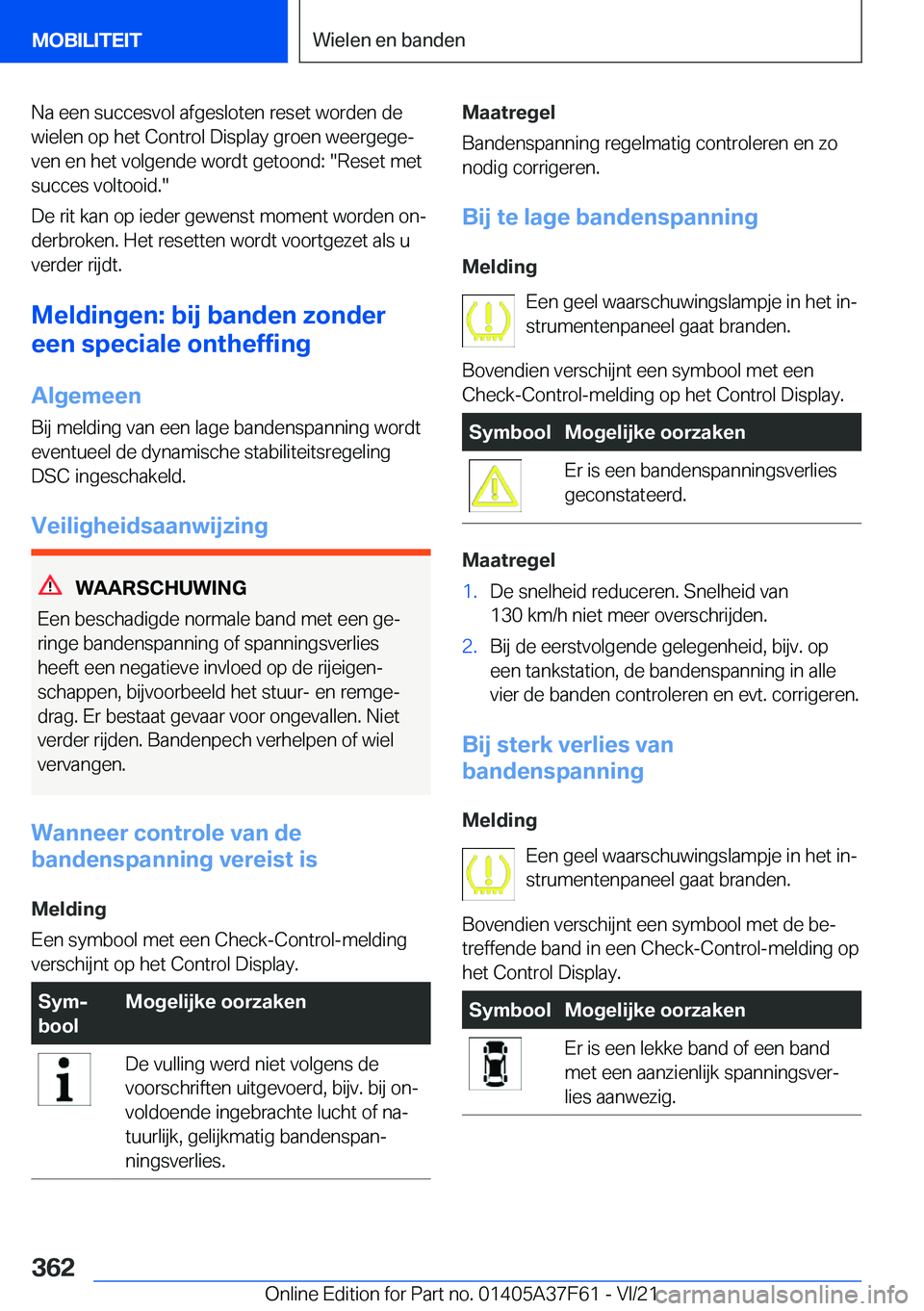 BMW M3 2022  Instructieboekjes (in Dutch) �N�a��e�e�n��s�u�c�c�e�s�v�o�l��a�f�g�e�s�l�o�t�e�n��r�e�s�e�t��w�o�r�d�e�n��d�e�w�i�e�l�e�n��o�p��h�e�t��C�o�n�t�r�o�l��D�i�s�p�l�a�y��g�r�o�e�n��w�e�e�r�g�e�g�ej�v�e�n��e�n��h�e�t��v