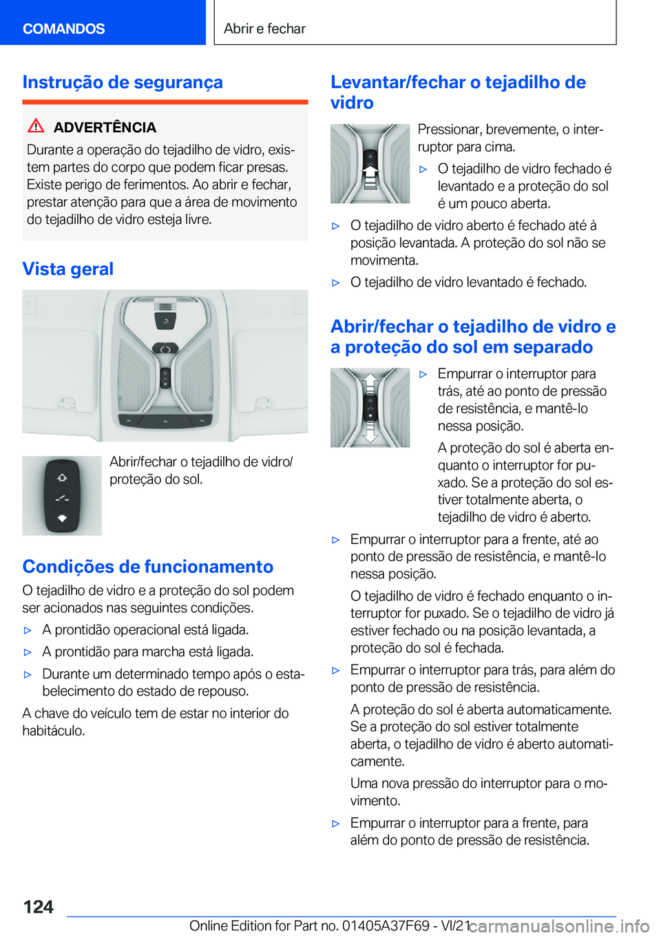 BMW M3 2022  Manual do condutor (in Portuguese) �I�n�s�t�r�u�