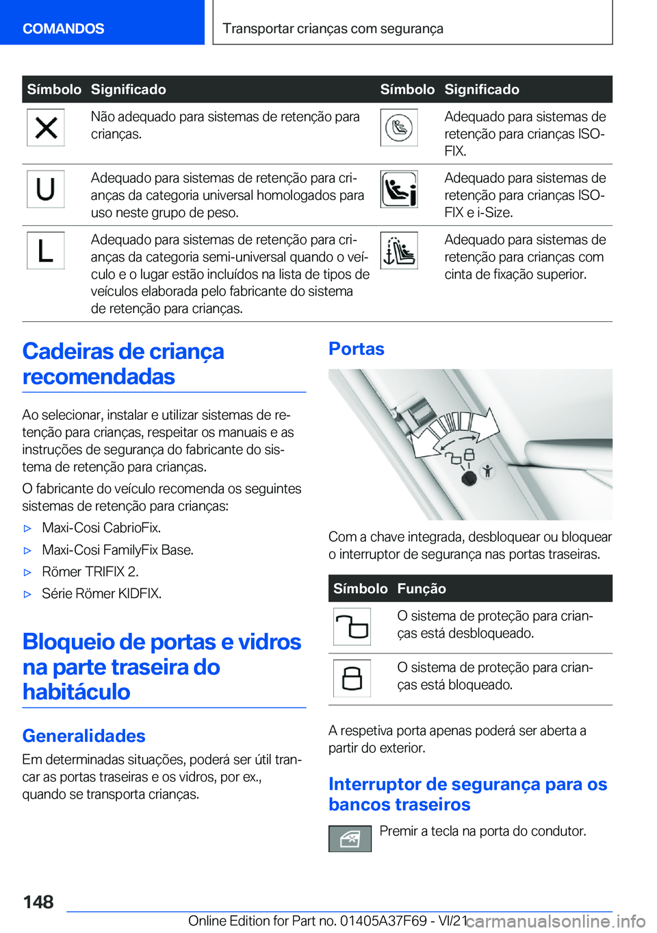 BMW M3 2022  Manual do condutor (in Portuguese) �S�