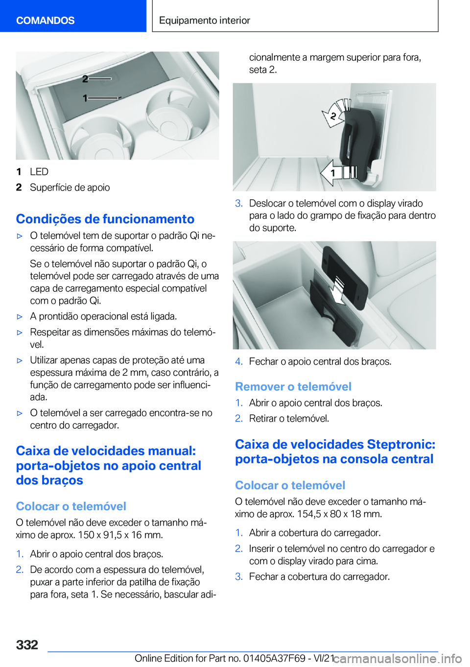 BMW M3 2022  Manual do condutor (in Portuguese) �1�L�E�D�2�S�u�p�e�r�f�
