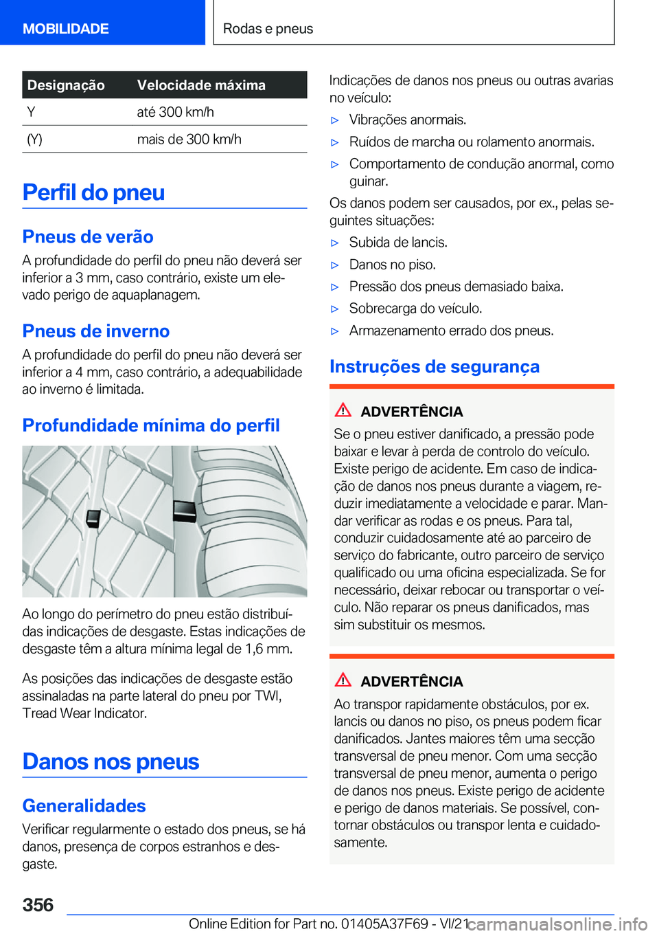 BMW M3 2022  Manual do condutor (in Portuguese) �D�e�s�i�g�n�a�