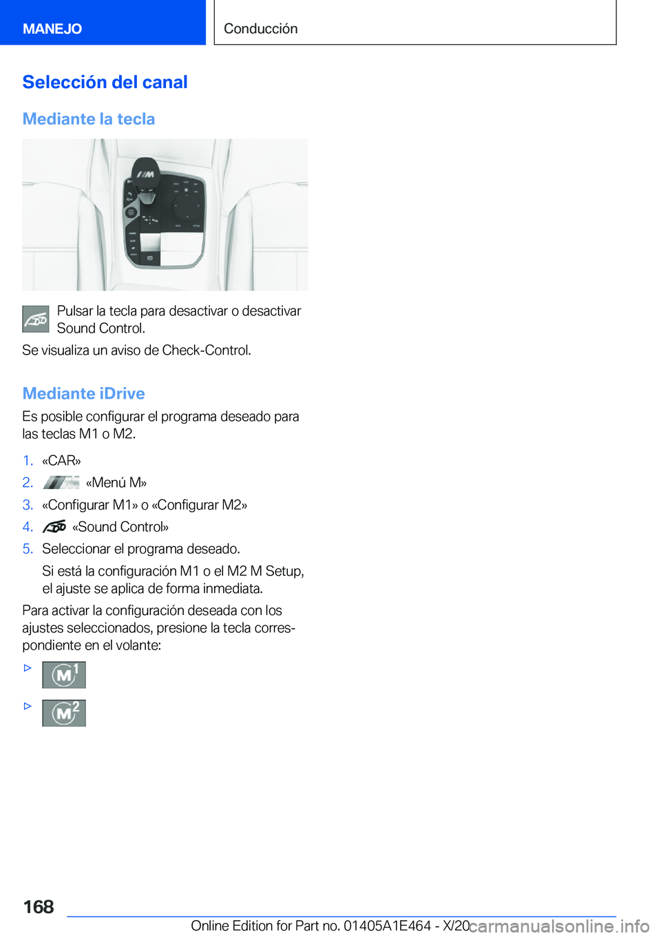 BMW M3 2021  Manuales de Empleo (in Spanish) �S�e�l�e�c�c�i�