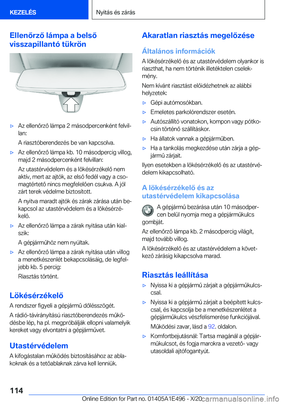 BMW M3 2021  Kezelési útmutató (in Hungarian) �E�l�l�e�n�