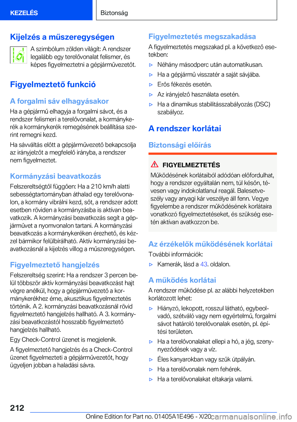 BMW M3 2021  Kezelési útmutató (in Hungarian) �K�i�j�e�l�z�