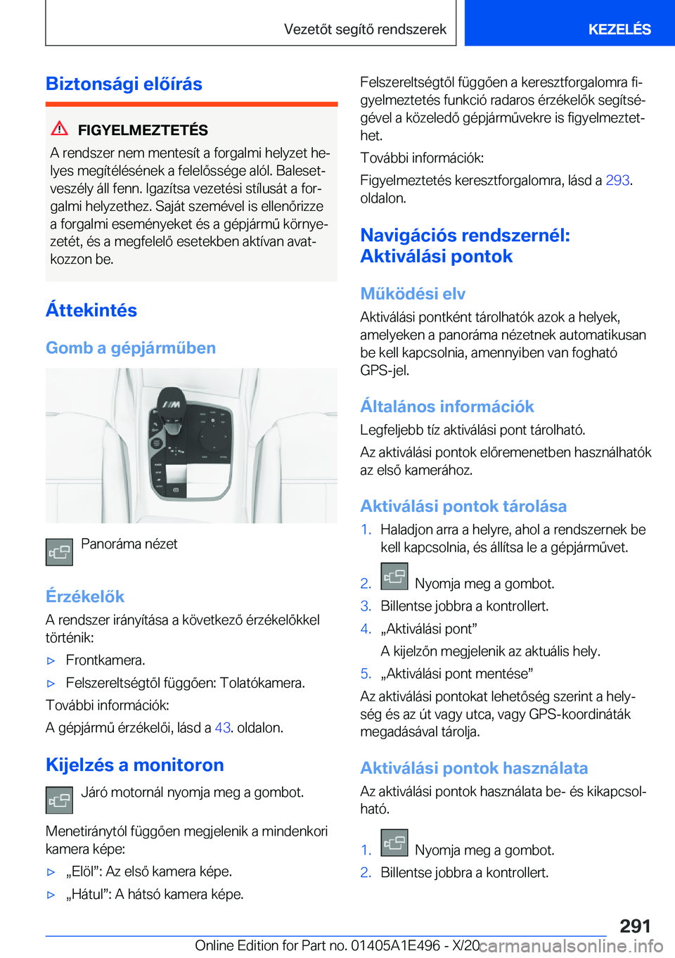 BMW M3 2021  Kezelési útmutató (in Hungarian) �B�i�z�t�o�n�s�