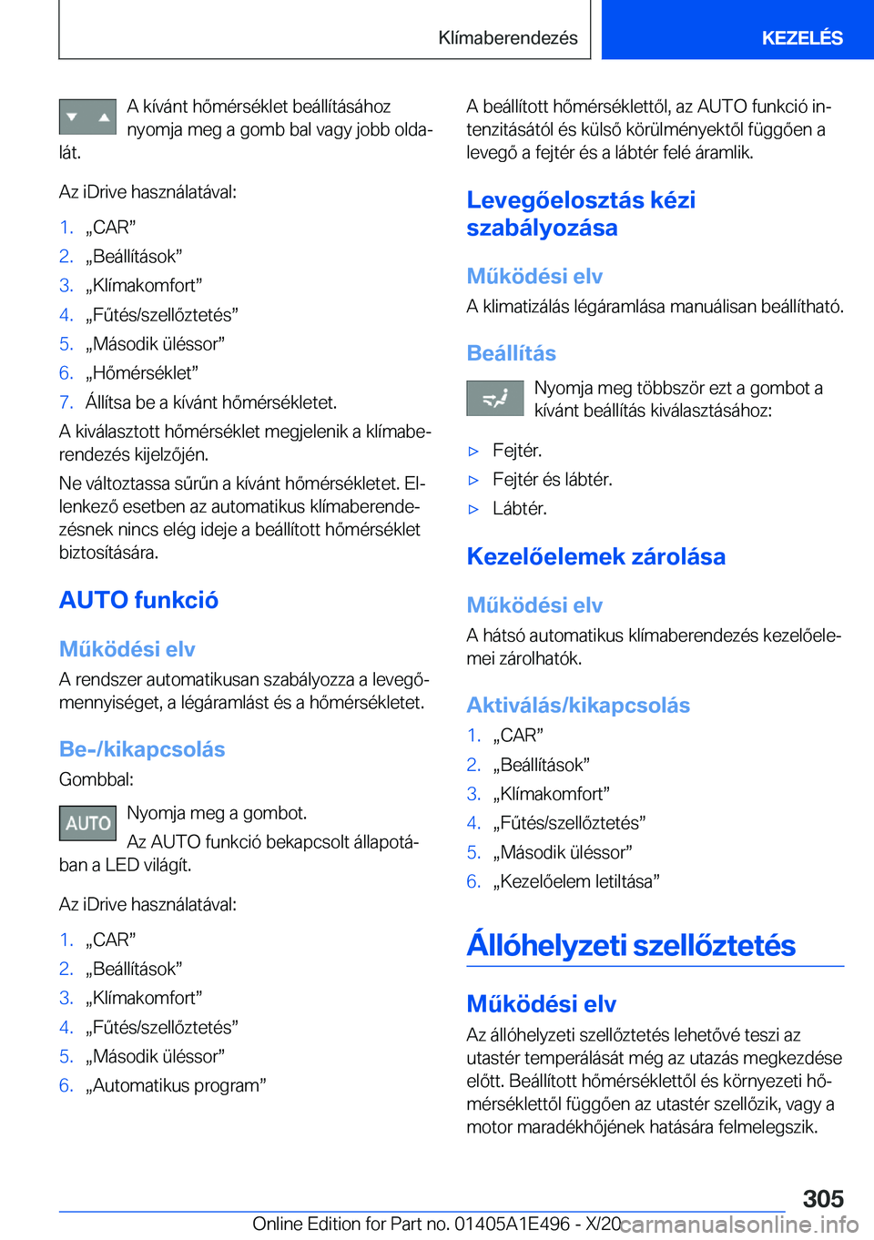 BMW M3 2021  Kezelési útmutató (in Hungarian) �A��k�