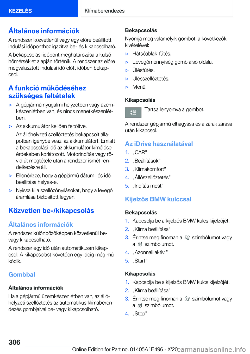BMW M3 2021  Kezelési útmutató (in Hungarian) �
