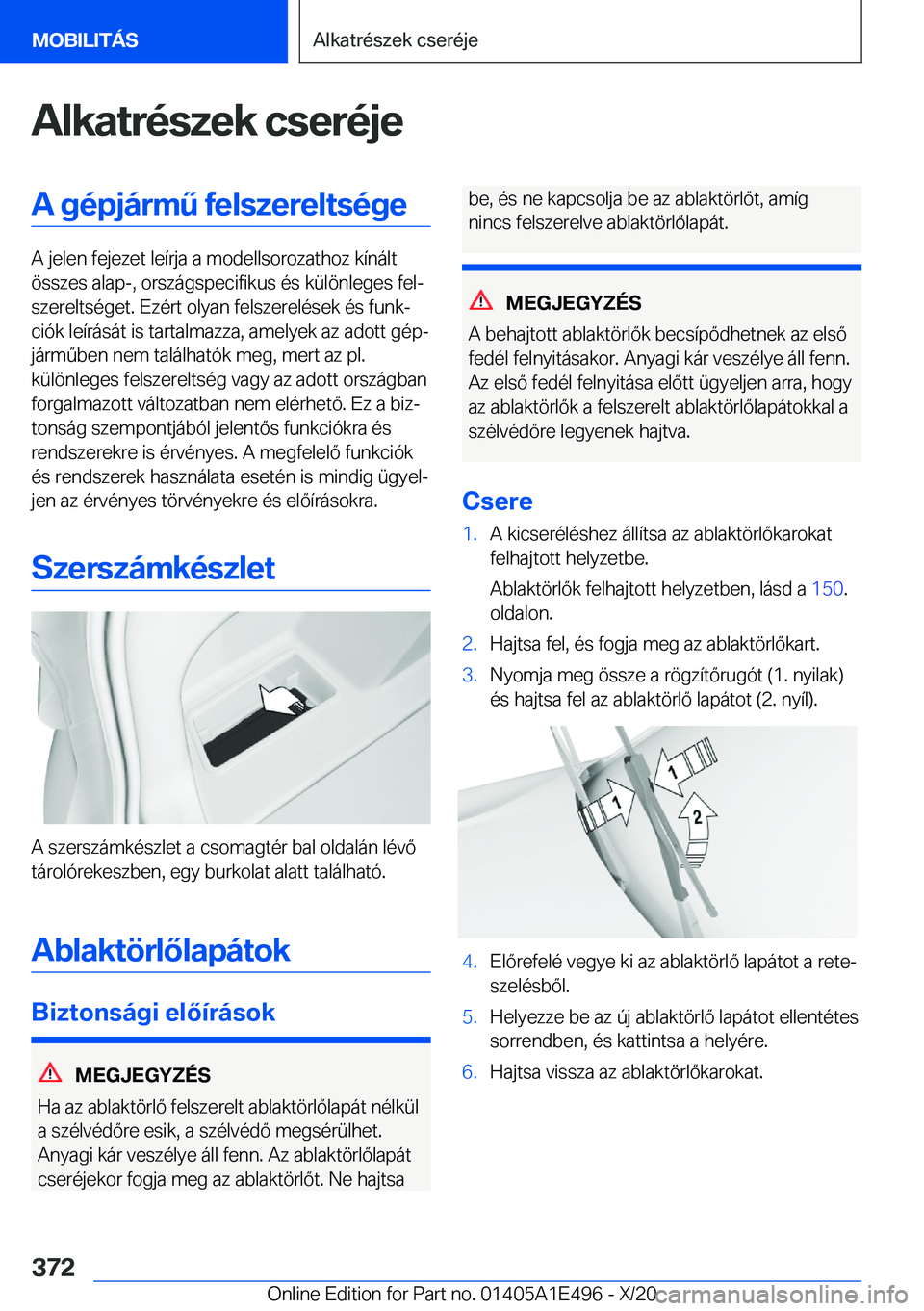 BMW M3 2021  Kezelési útmutató (in Hungarian) �A�l�k�a�t�r�