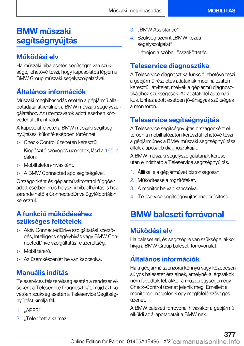 BMW M3 2021  Kezelési útmutató (in Hungarian) �B�M�W��m2�s�z�a�k�i�s�e�g�
